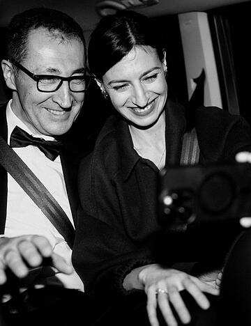 Sind jetzt ein Ehepaar: Gr&uuml;nen-Spitzenkandidat Cem &Ouml;zdemir und Flavia Zaka.