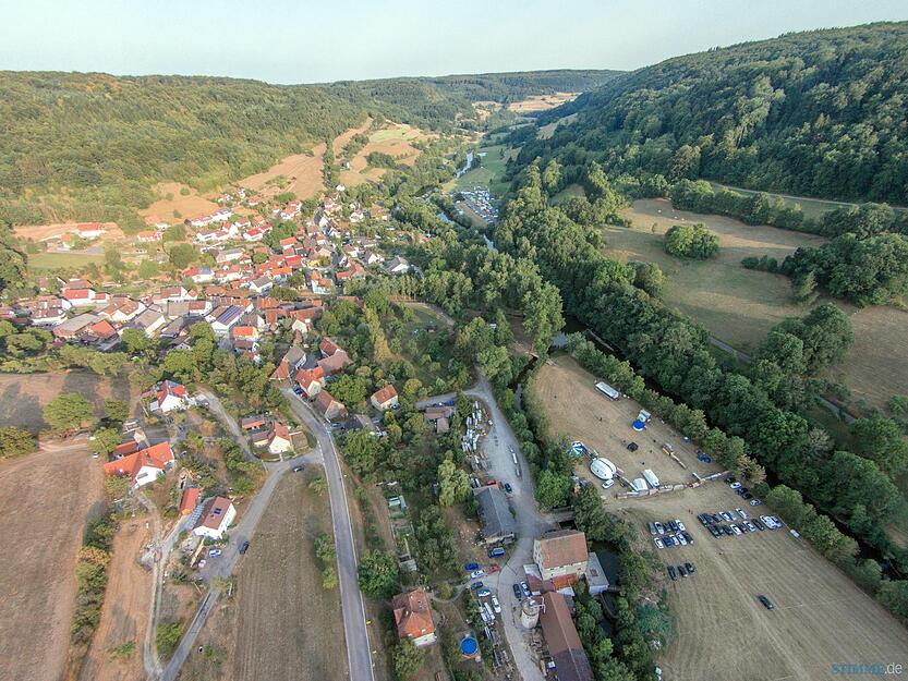 Luftaufnahmen Gassenfest Eberbach