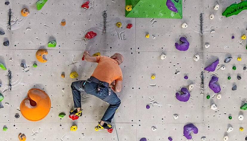 Das DAV-Alpinzentrum der Sektion Heilbronn musste im vergangenen Jahr einen kleinen Besuchereinbruch hinnehmen. Am Ende des Jahres soll die Bilanz wieder besser aussehen. Foto: Mario Berger Das DAV-Alpinzentrum der Sektion Heilbronn musste im vergangenen Jahr einen kleinen Besuchereinbruch hinnehmen. Am Ende des Jahres soll die Bilanz wieder besser aussehen. Foto: Mario Berger