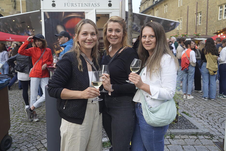 Der Samstag beim Hohenloher Weindorf in Öhringen