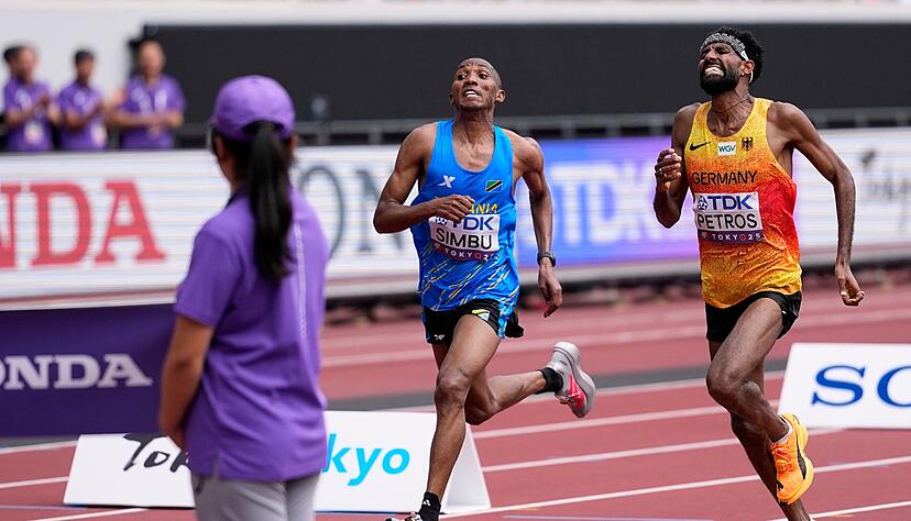 Packendes WM-Finish 2025 in Tokio beim Marathon: Alphonce Felix Simbu (l.) und Amanal Petros. (Archivbild) Packendes WM-Finish 2025 in Tokio beim Marathon: Alphonce Felix Simbu (l.) und Amanal Petros. (Archivbild)