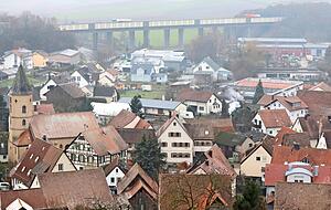 Wie Grantschen, so liegt auch Wimmental direkt an der A6. Was das bedeutet, davon k&ouml;nnen die leidgepr&uuml;ften Anwohner des kleinsten Teilortes ein Lied singen. Wahrzeichen ist die katholische Kirche St. Oswald.