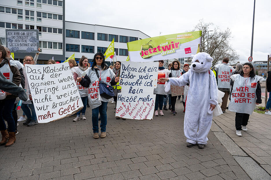 Verdi-Kundgebung in Heilbronn