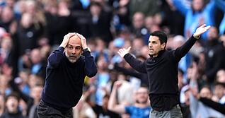 Einst Kollegen, jetzt Rivalen: Man-City-Trainer Pep Guardiola und sein einstiger Assistent, Arsenal-Coach Mikel Arteta.