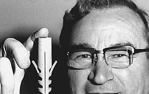 1958: Kunststoffd&uuml;bel, erfunden von Artur Fischer