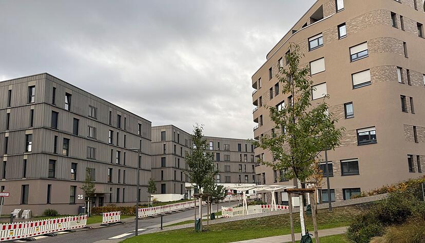 Eindrücke aus dem neuen Stadtquartier Hochgelegen im Heilbronner Norden, in dem bereits Hunderte Menschen leben. Bis 2027 sollen hier rund 1000 Wohnungen entstehen. Eindrücke aus dem neuen Stadtquartier Hochgelegen im Heilbronner Norden, in dem bereits Hunderte Menschen leben. Bis 2027 sollen hier rund 1000 Wohnungen entstehen.