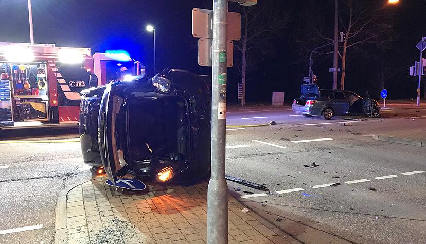 Am Dienstagabend kam es in Heilbronn zu einem schweren Unfall. Foto: Kinkopf Am Dienstagabend kam es in Heilbronn zu einem schweren Unfall. Foto: Kinkopf
