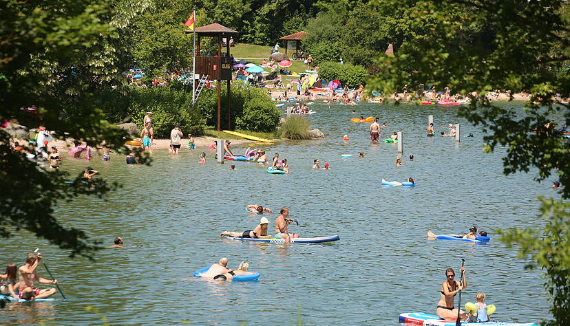 Der Breitenauer See ist nicht nur für die Menschen aus der Gemeinde Obersulm ein Anlaufpunkt an heißen Tagen. Der Breitenauer See ist nicht nur für die Menschen aus der Gemeinde Obersulm ein Anlaufpunkt an heißen Tagen.
