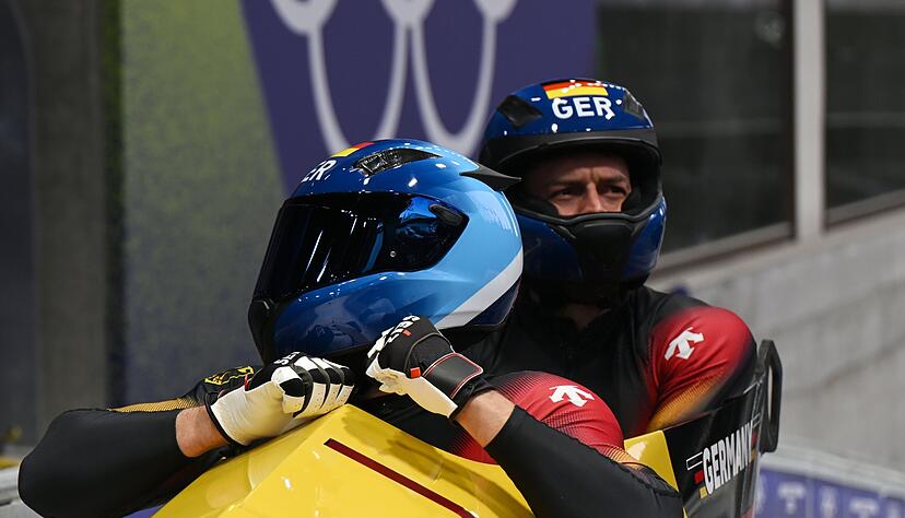 Georg Fleischhauer (hinten) ist Leichtathlet gewesen - mit Spezialdisziplin 400 Meter H&uuml;rden. Derzeit ist er Anschieber.