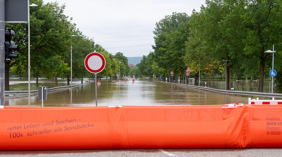Blick aus Richtung Obereisesheim in Richtung Neckarsulm.