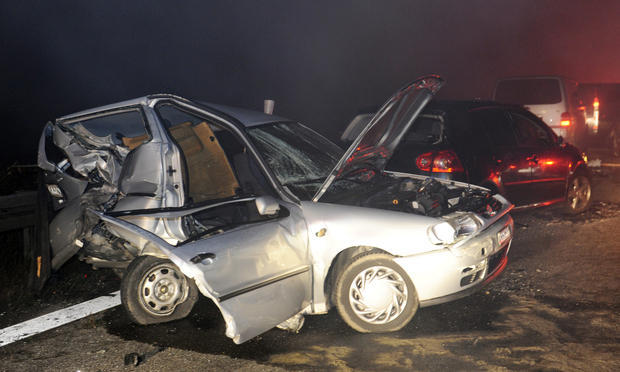 Zwei Tote bei Massenkarambolage nahe Freiburg