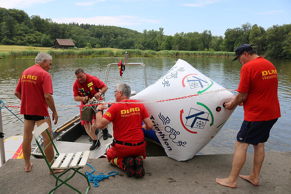 Kratschmayer-Triathlon in Waldenburg: 191 Einzelstarter und 44 Staffeln nehmen beim Sport-Event teil