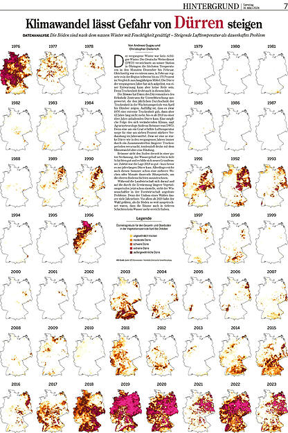 Zahlreiche Grafiken, die auf den Zeitungsseiten erscheinen, werden inzwischen auch f&uuml;r das Onlineportal stimme.de optisch ansprechend aufbereitet.
