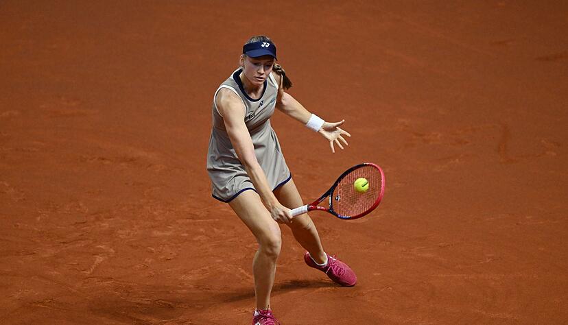 Jelena Rybakina steht wie 2024 in Stuttgart im Endspiel.