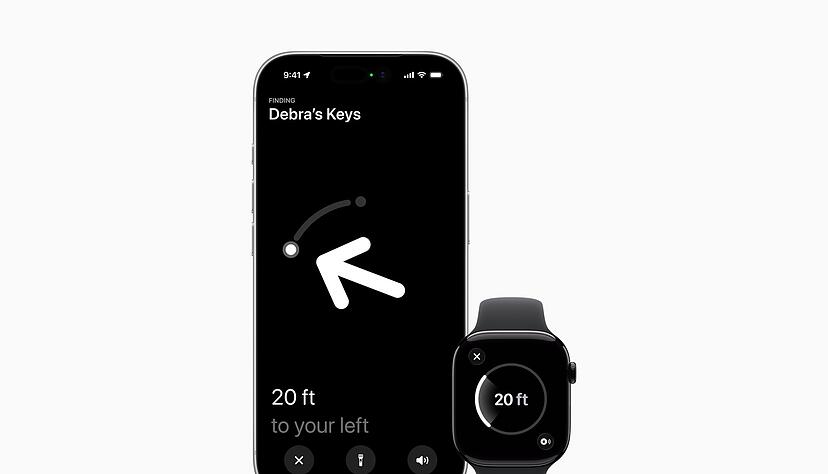 Debras Schl&uuml;ssel sind 6 Meter zur Linken. Wer den Hinweisen folgt, findet mit Airtags versehene Gegenst&auml;nde in der Regel recht schnell - wenn alles funktioniert.