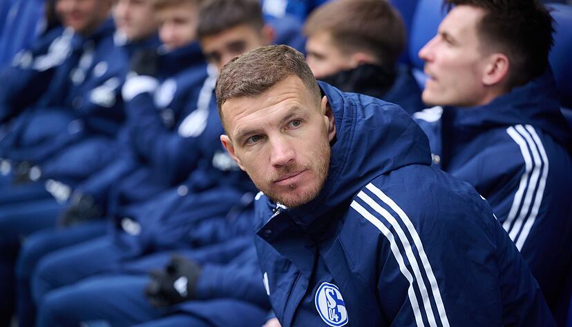 Auch einer, der in diesem Winter den Club wechselte: Schalkes neuer St&uuml;rmerstar Edin Dzeko. (Archivbild)