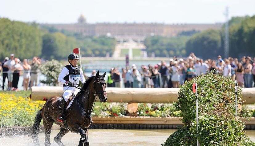Michael Jung reitet mit Chipmunk auf Goldkurs.