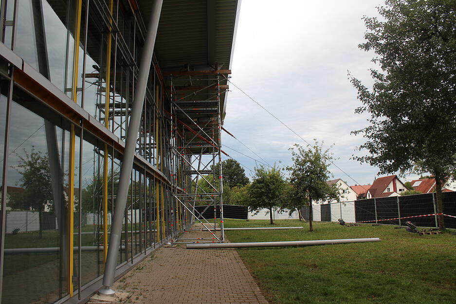 Eberwinhalle: Nach dem Sturm herrscht Einsturzgefahr