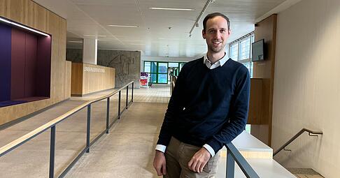 Einer der neuen Professoren, der die Hochschule Heilbronn beim Quantencomputing stärken soll: David Kreplin.