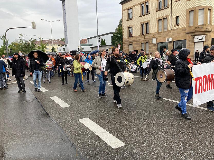 Protestkundgebung in Heilbronn
