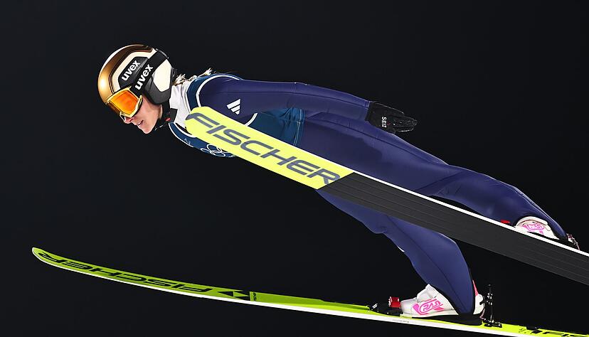 Mit ihrer Leistung beim Training war Katharina Schmid alles anderes als zufrieden.