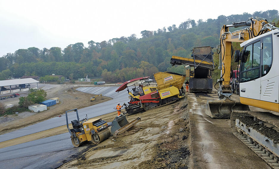 Abdichtung der Deponie Vogelsang