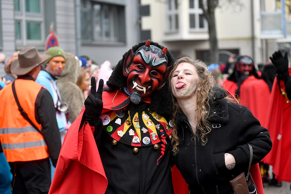Gute Laune herrschte beim Faschingsumzug in Brackenheim.