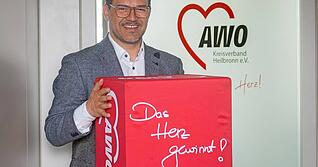 Der Heilbronner Gesch&auml;ftsf&uuml;hrer der Awo, Stratos Goutsidis, steigt in den Vorstand der Awo W&uuml;rttemberg auf.