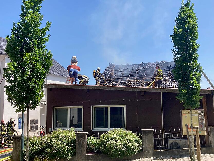 Brand in Untereisesheim