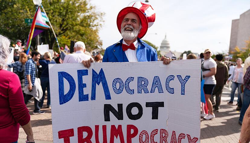 Seit Trumps zweiten Amtsantritt hat es in den USA deutlich mehr Demonstrationen als in seiner ersten Amtszeit gegeben.