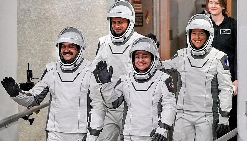 Die Crew 12 ist an der ISS angekommen. (Archivbild)