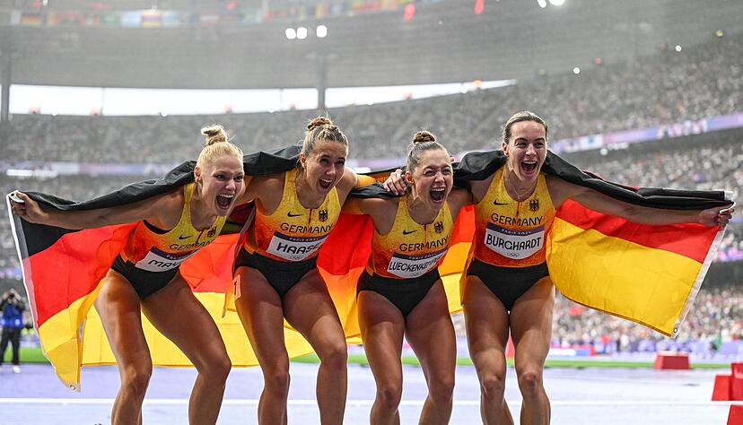 Die deutsche Sprint-Staffel überraschte mit Bronze
