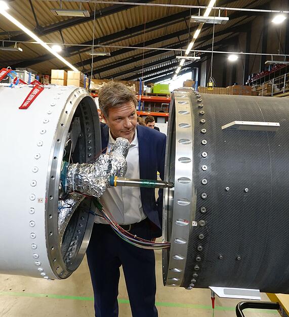 Wirtschaftsminister Habeck in Neuenstadt