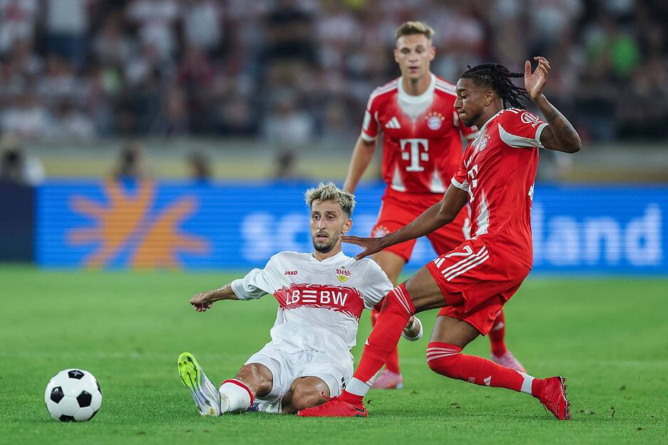 Atakan Karazor: Machte die Räume eng vor der Abwehr – so weit das möglich war.  Vergab in der zweiten Halbzeit eine Chance zum Ausgleich. Setzte aber im Spielaufbau immer wieder Akzente. Note: 3