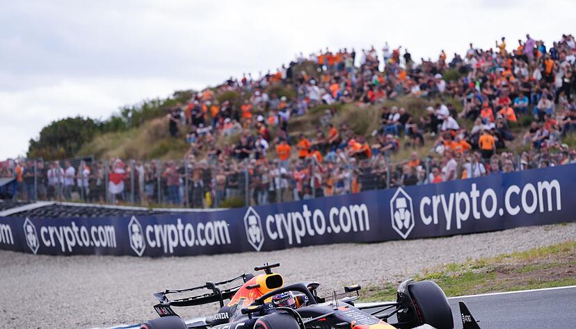 Weltmeister Max Verstappen auf dem Kurs in Zandvoort.