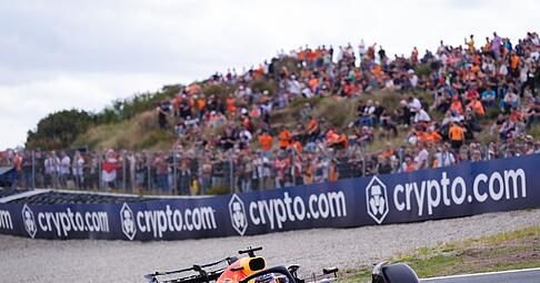 Weltmeister Max Verstappen auf dem Kurs in Zandvoort.