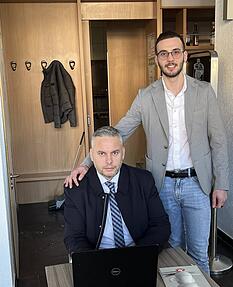 Vor dem Neustart: Ahmet Karaaslan (r.) und Loris Benedetti.