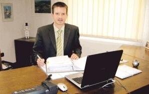 Zaberfelds Rathaus-Chef Thilo Michler: &bdquo;Magna-Donnelly ist unser wichtigster Arbeitgeber, weil weitere Firmen mit MD zusammenarbeiten.&ldquo;Foto: Alexander Rülke