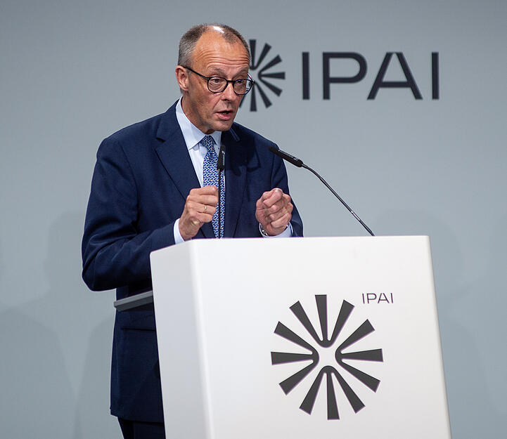 Kanzler Friedrich Merz w&uuml;rdigte den Ipai als &bdquo;Innovationspark in ganz neuer Dimension&ldquo;.