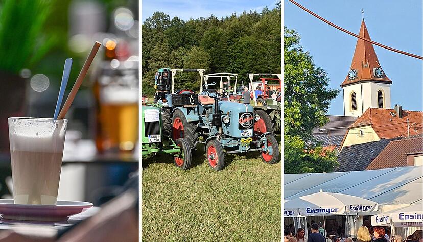 In K&uuml;nzelsau gibt es am Donnerstag Live-Musik, Essen und Drinks, in Waldenburg findet ein Schleppertreffen statt, und in Nordheim laden die &ouml;rtlichen Vereine zum Parkfest ein.