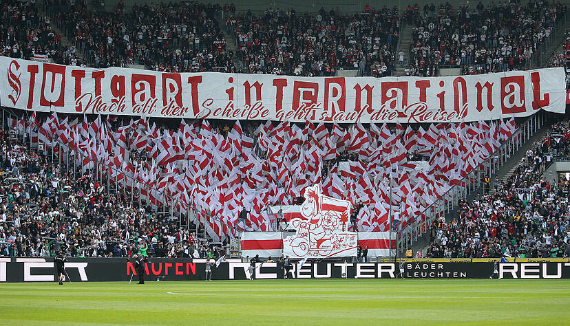 Die Fans des VfB Stuttgart sind bereit für die Champions League.