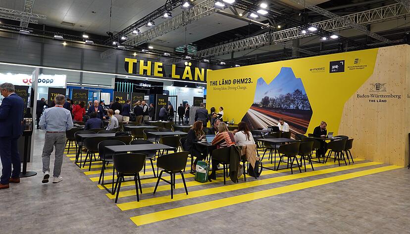 Baden-W&uuml;rttemberg hat mit "The L&auml;nd" in Halle 12 einen Treffpunkt geschaffen.