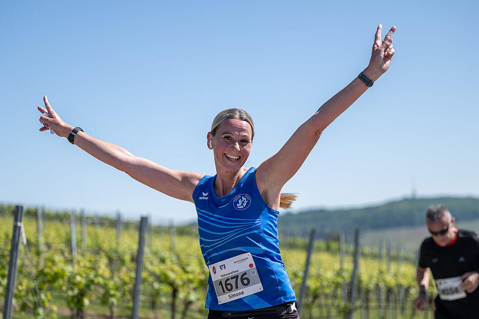 Trotz der Anstrengung geht bei vielen Sportlern beim Trollinger-Marathon auch die Freude nicht verloren. Trotz der Anstrengung geht bei vielen Sportlern beim Trollinger-Marathon auch die Freude nicht verloren.