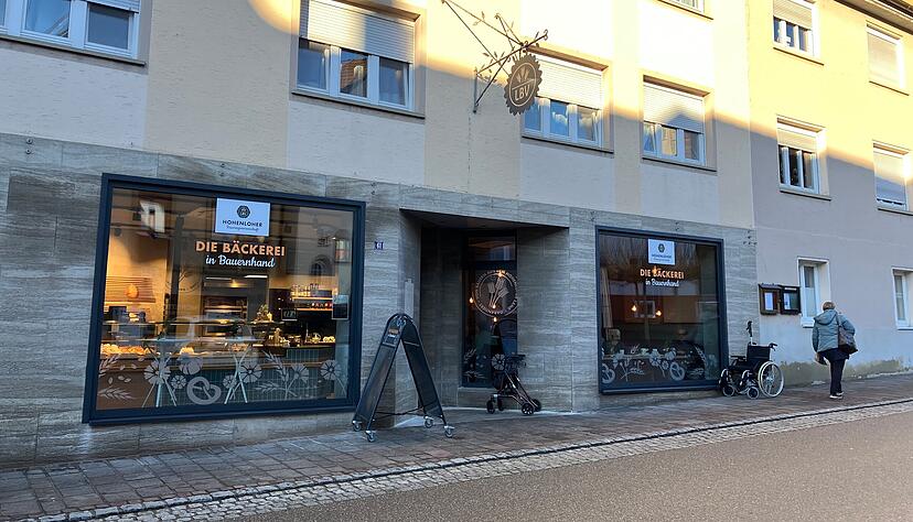 In den ehemaligen R&auml;umen der Metzgerei ist nur das B&auml;ckerei-Caf&eacute; der Hohenloher Bauerngenossenschaft.
Fotos: Tamara Ludwig