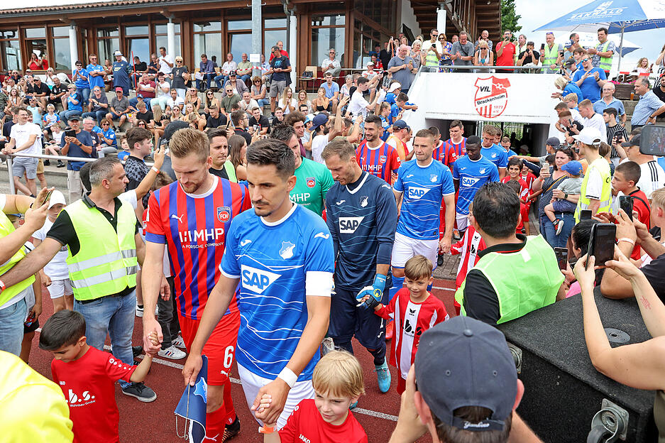 Freundschaftsspiel Hoffenheim gegen Heidenheim in Brackenheim Freundschaftsspiel Hoffenheim gegen Heidenheim in Brackenheim