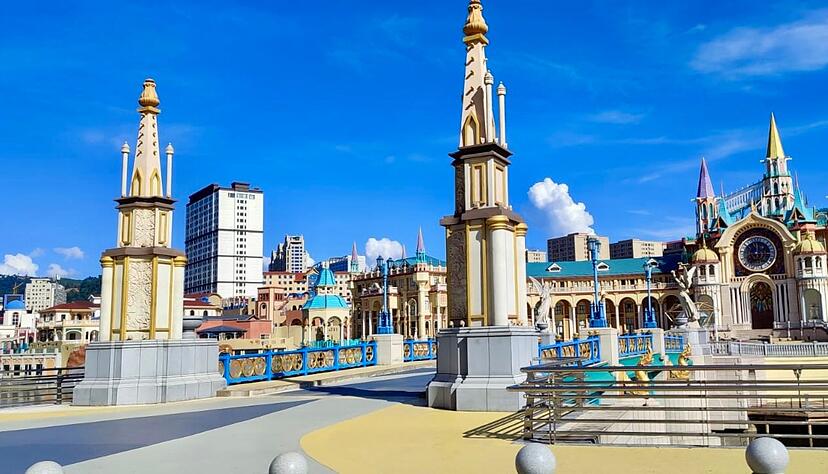 In der Glücksspiel-Enklave wird überall gebaut. In der Glücksspiel-Enklave wird überall gebaut.