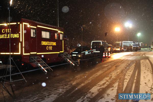 Aufräumarbeiten nach A6-Unfall | 20.02.