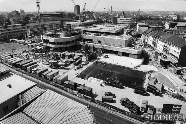 Großbaustelle Wollhauspatz, undatiert.