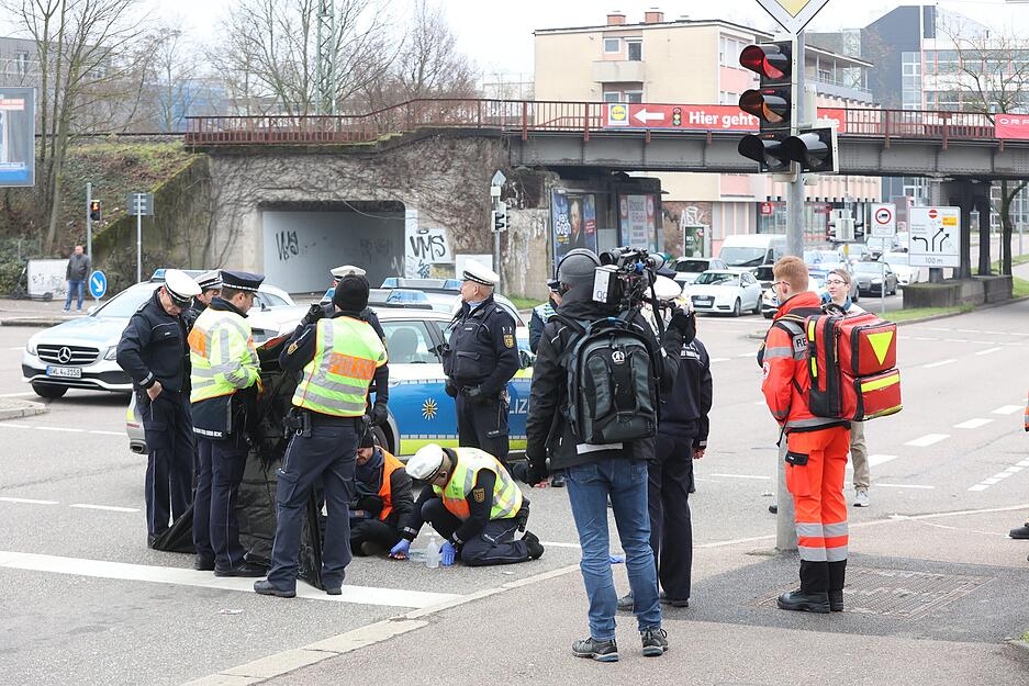 Blockade-Aktion der "Letzten Generation" in Heilbronn