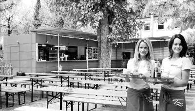 Idylle pur im Biergarten am Trappensee
